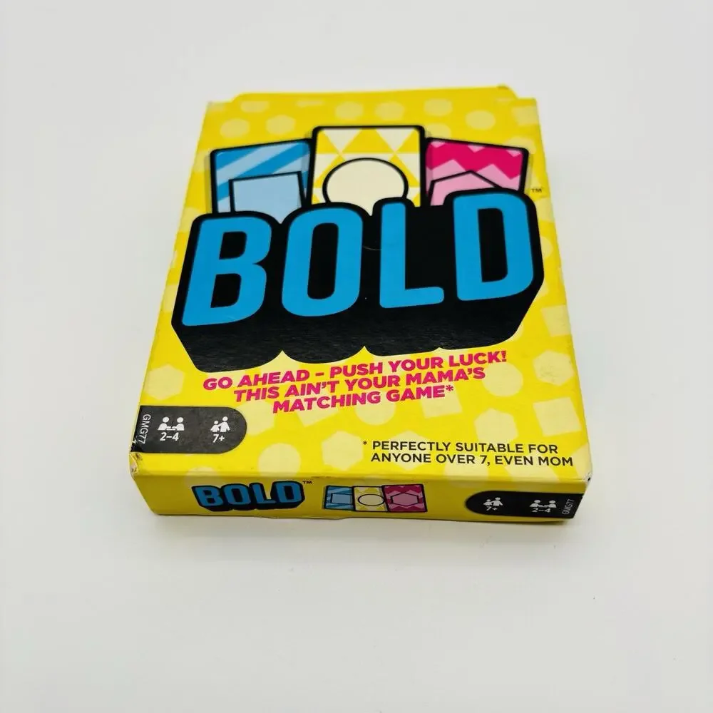 Bold card game ~ Mattel Games - Complete-NEW. Cards Sealed.